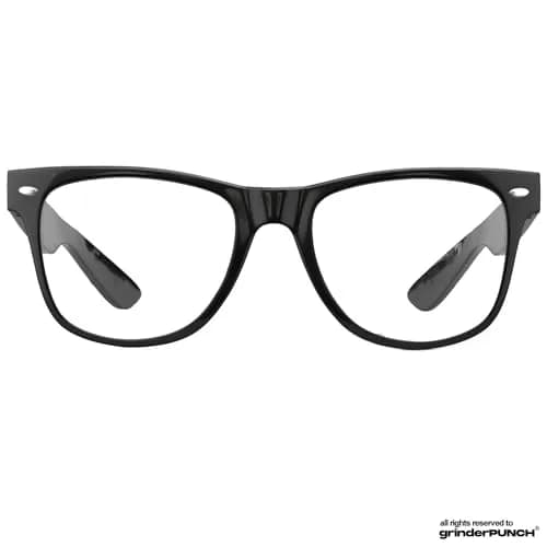 grinderPUNCH Blue Light Reading Glasses 4.0 Diopters Black | Enhanced Magnification for Effortless Close-Up Clarity thumbnail 8