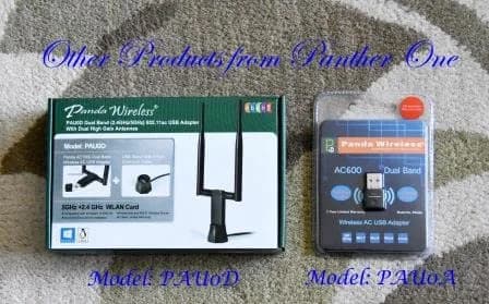 Panda Wireless PAU09 N600 Dual Band USB WiFi Adapter 300Mbps (2.4GHz/5GHz) with Dual 5dBi Antennas | Windows, Linux, Raspbian Compatible thumbnail 8