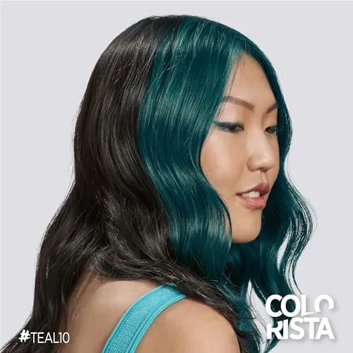 L'Oreal Paris Colorista Semi Permanent Hair Color Teal for Brunettes 118ml (4 Fl Oz) | No Bleach Required thumbnail 2