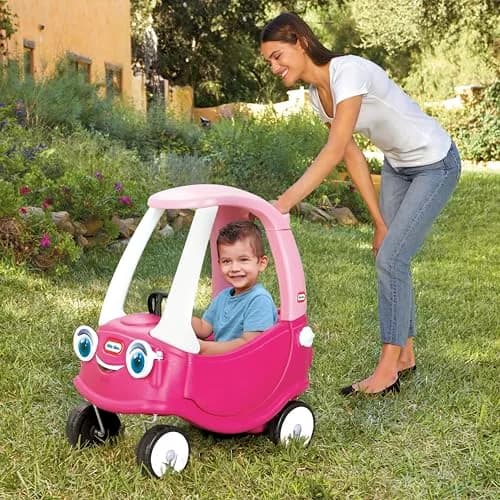 Little Tikes Princess Cozy Coupe | Pink Ride-On Toy for Kids 18 Months-5 Years thumbnail 7