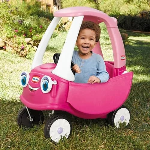 Little Tikes Princess Cozy Coupe | Pink Ride-On Toy for Kids 18 Months-5 Years thumbnail 8