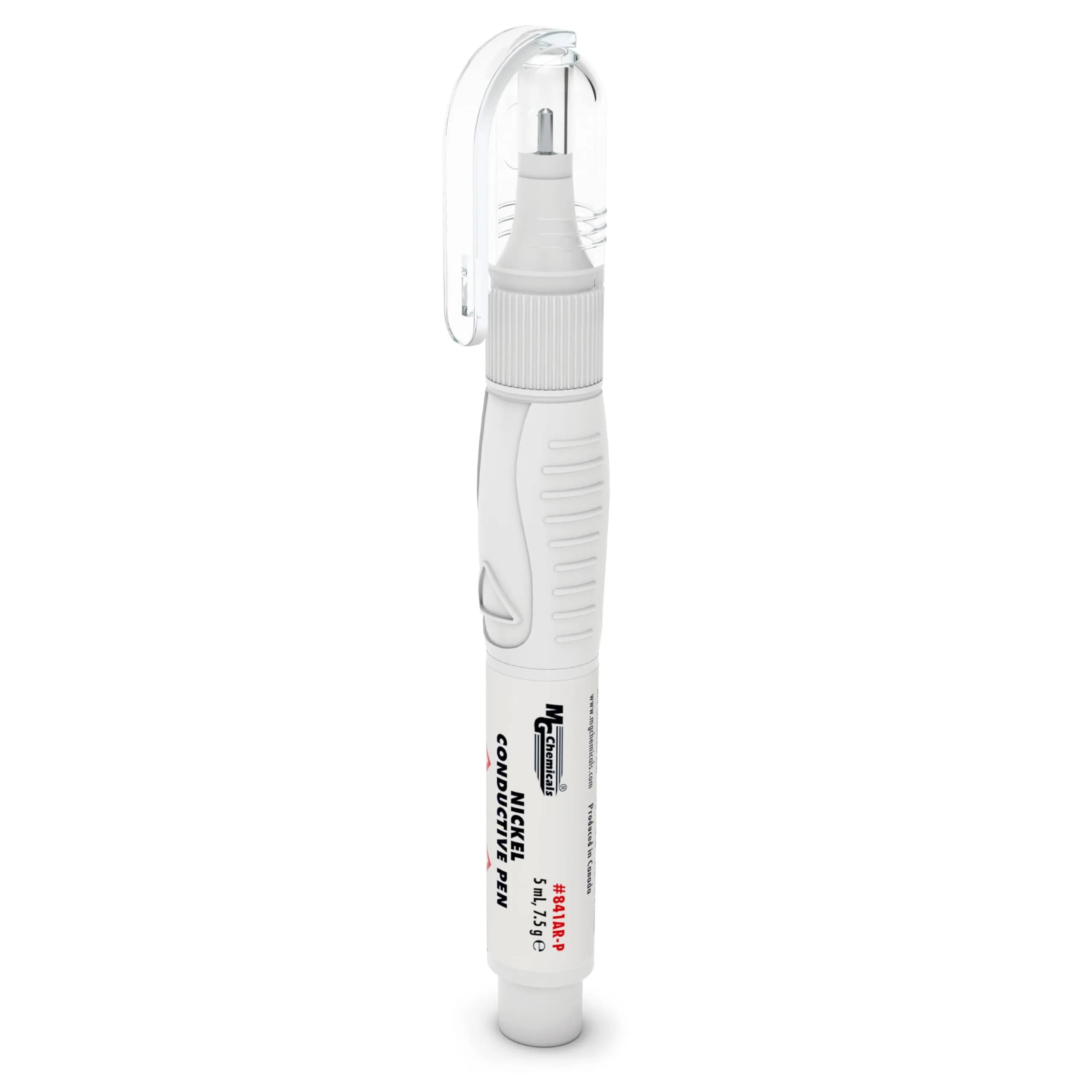 MG Chemicals 841AR-P Nickel Conductive Pen 5ml (0.17 Fl Oz) | Fast Drying Circuit Repair Pen — 5 mL