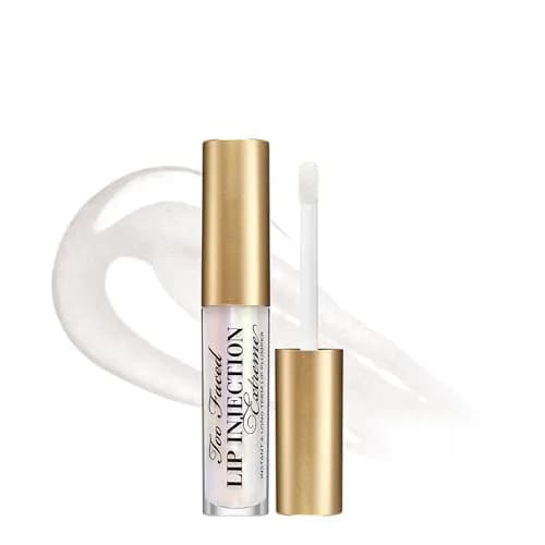 Too Faced Lip Injection Extreme Lip Plumper Gloss | Hydrating, Glossy, & Helps Volume Appear Fuller Over Time, Travel Size, 0.10 Fl Oz (3 ml) thumbnail 1