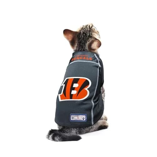 Littlearth NFL Cincinnati Bengals Pet Jersey Medium | Team Color, Soft Polyester thumbnail 4