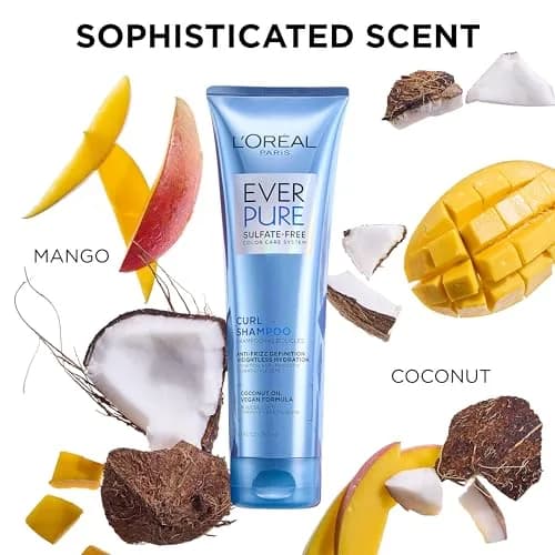 L'Oreal Paris EverPure Sulfate Free Conditioner for Curly Hair 250ml (8.5 Fl Oz) | Anti-Frizz Hydration with Coconut Oil thumbnail 6