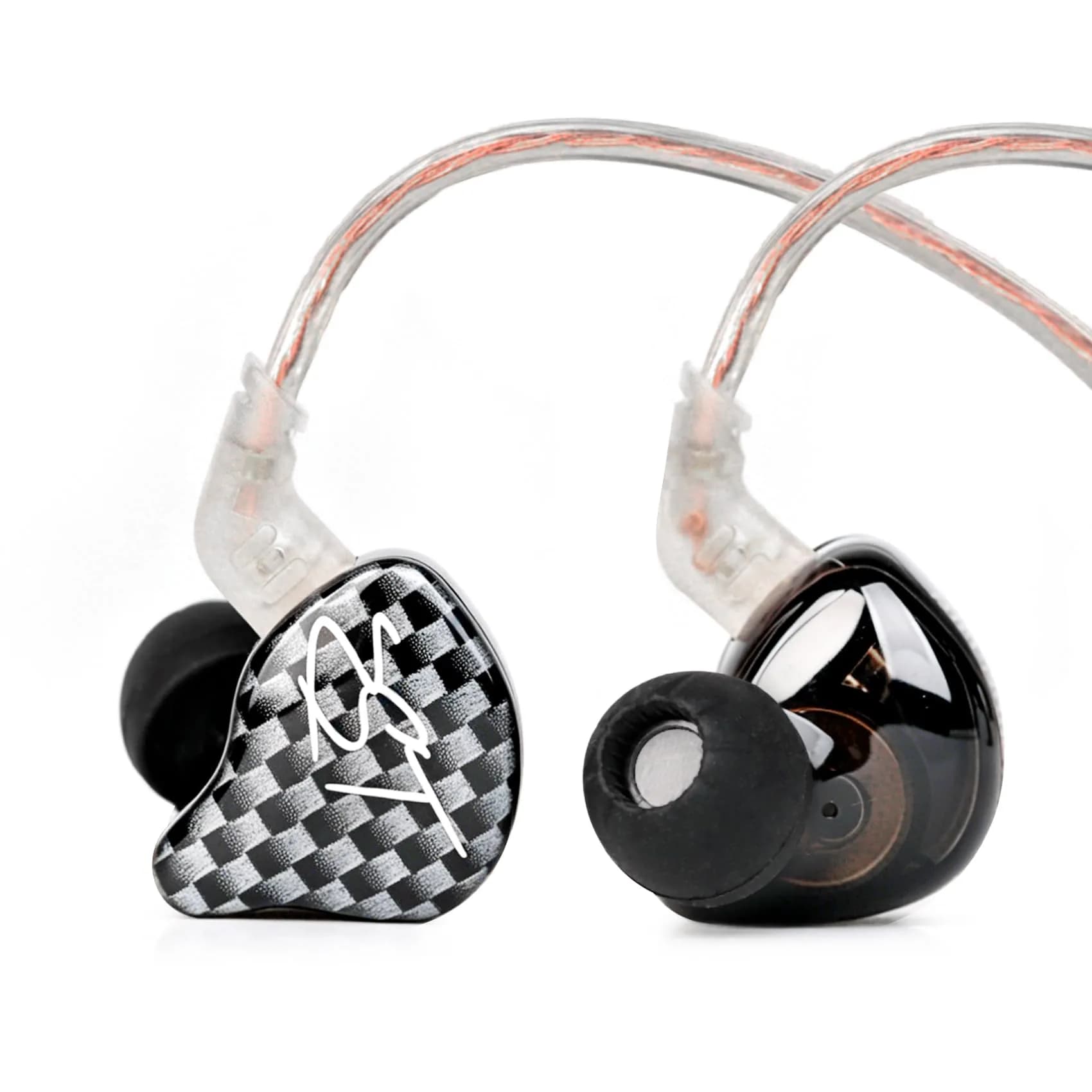 YINYOO KZ-ZST Hybrid In-Ear Earphones 1BA+1DD 10mm (0.39in) with Microphone | HiFi Sound Isolation