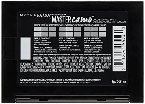 Maybelline FaceStudio Master Camo Color Correcting Kit Medium 0.21 oz | Neutralize & Conceal Imperfections thumbnail 3