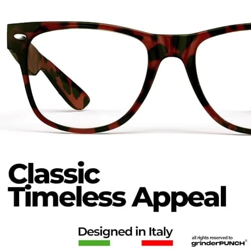 grinderPUNCH Blue Light Reading Glasses 4.00 Diopters | UV400 Protection thumbnail 6