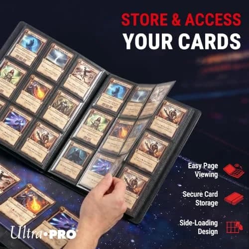 Ultra Pro Pokemon Card Binder 9 Pocket Full-View with Poke Ball Design | Holds 360 Cards thumbnail 4