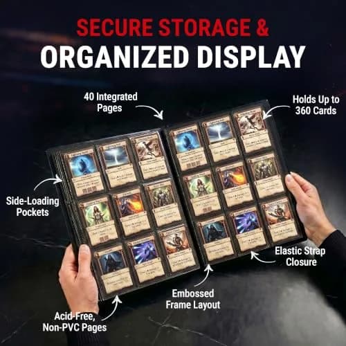 Ultra Pro Pokemon Card Binder 9 Pocket Full-View with Poke Ball Design | Holds 360 Cards thumbnail 3