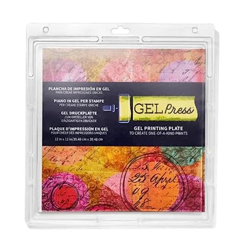 Gel Press 12" x 12" Monoprinting Gelli Plate | Unique Art Prints for Cards & Fabric thumbnail 1