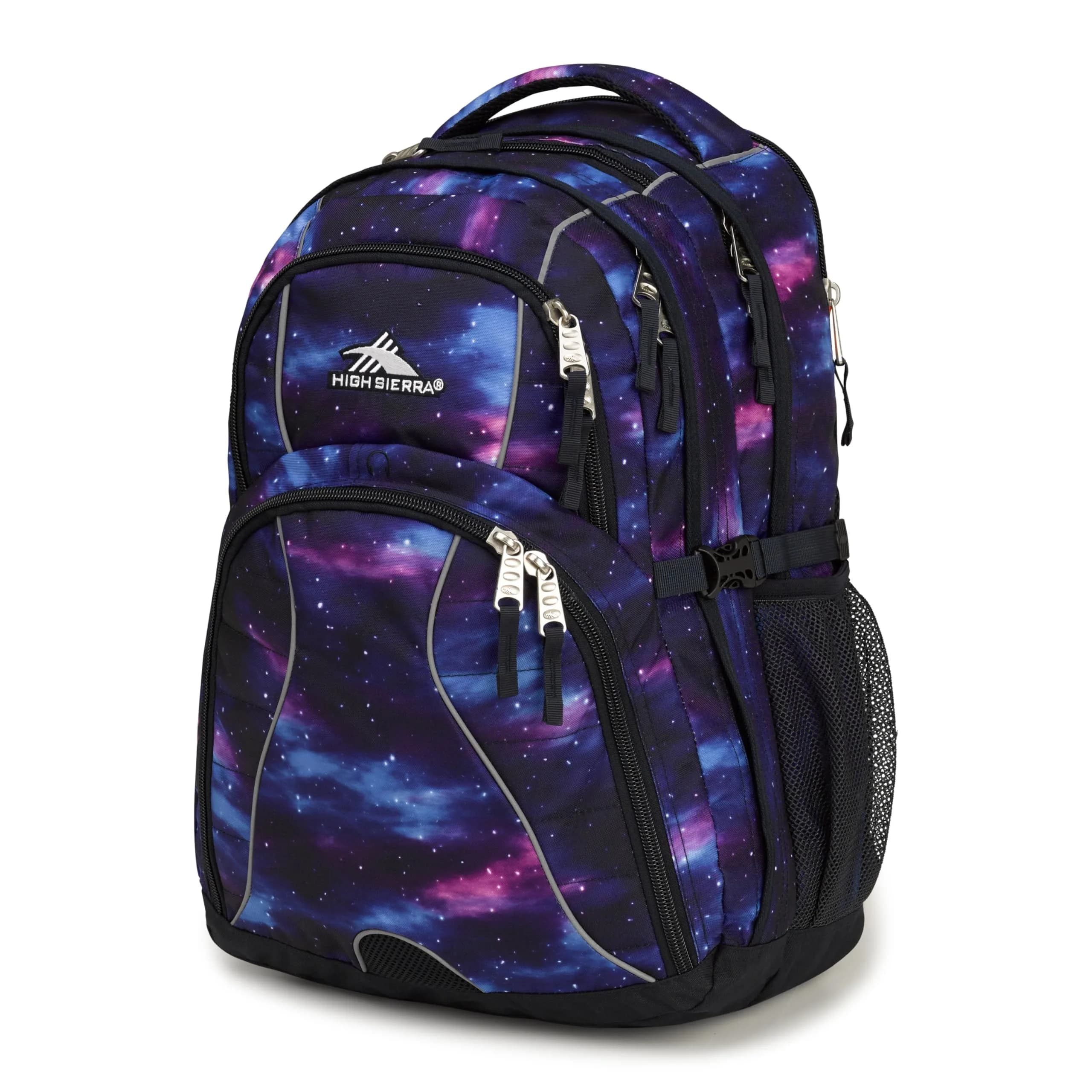 High Sierra Swerve Laptop Backpack 36.5L (19 x 13 x 7.75-Inch) | Water-Resistant Commuter Pack — Cosmos/Midnight Blue