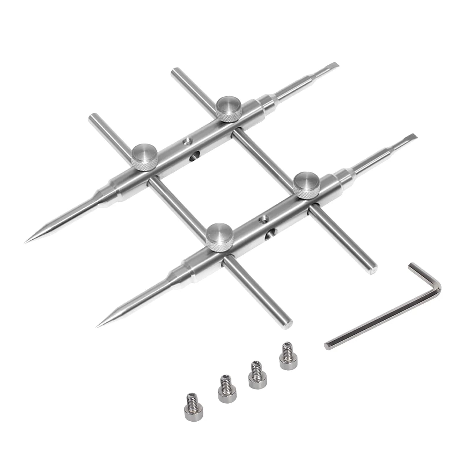 eTone Ultra Fine Camera Lens Spanner Wrench Tool | 10mm-100mm Adjustable Jaw Opening — Silver color2