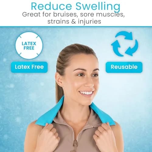 Arctic Flex Neck Ice Pack Large | Targeted Cold & Hot Therapy for Neck & Shoulders thumbnail 8