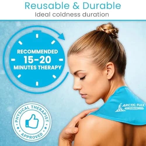 Arctic Flex Neck Ice Pack Large | Targeted Cold & Hot Therapy for Neck & Shoulders thumbnail 3