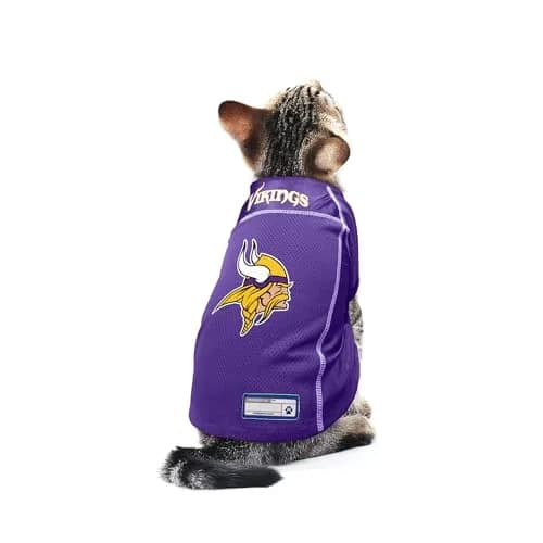 Littlearth NFL Minnesota Vikings Basic Pet Jersey, Team Color, X-Small | Officially Licensed NFL Fan Gear for Dogs thumbnail 3