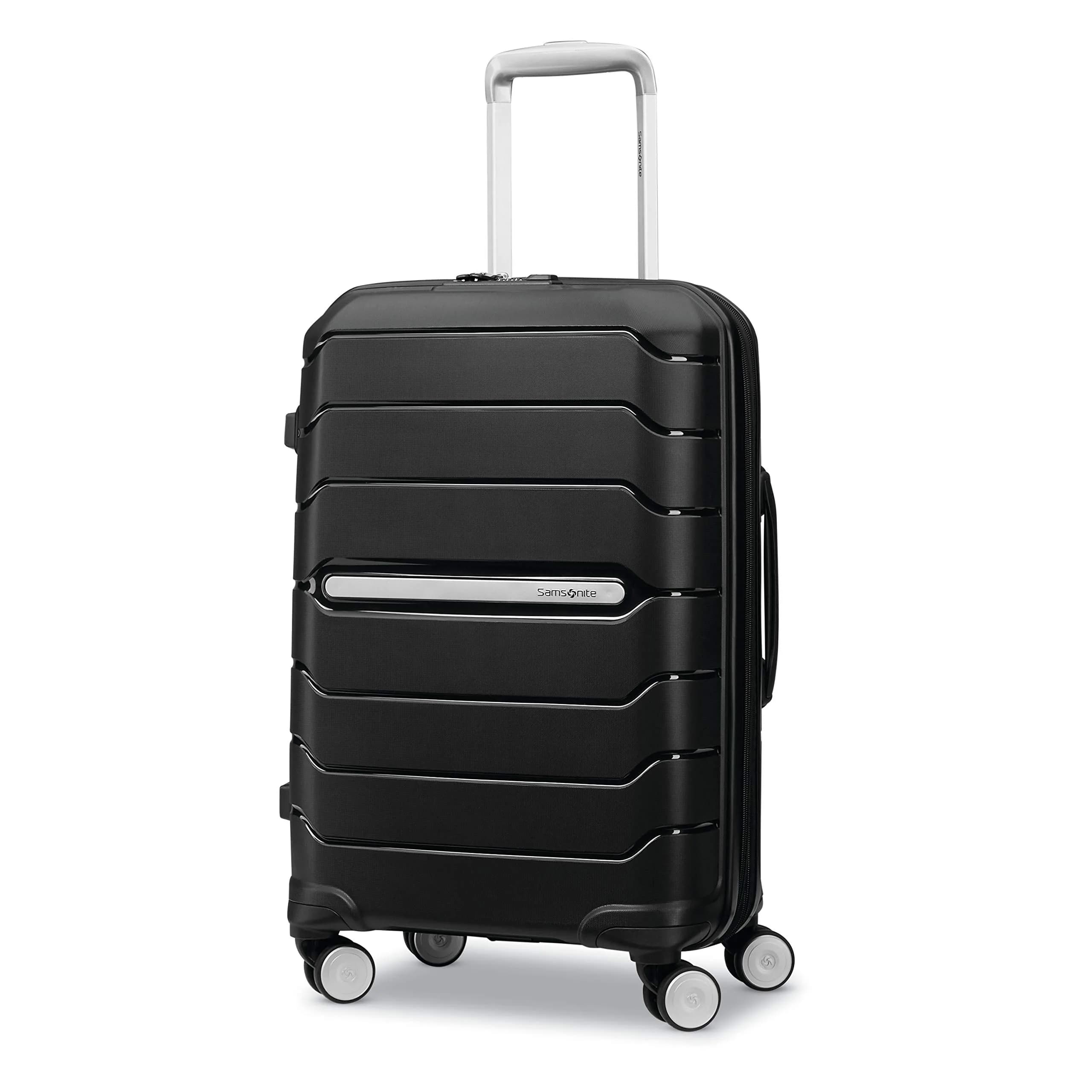 Samsonite Freeform Hardside Carry-On Luggage 21" | TSA & Airline-Approved, Lightweight & Expandable, Smooth Rolling Wheels, Black