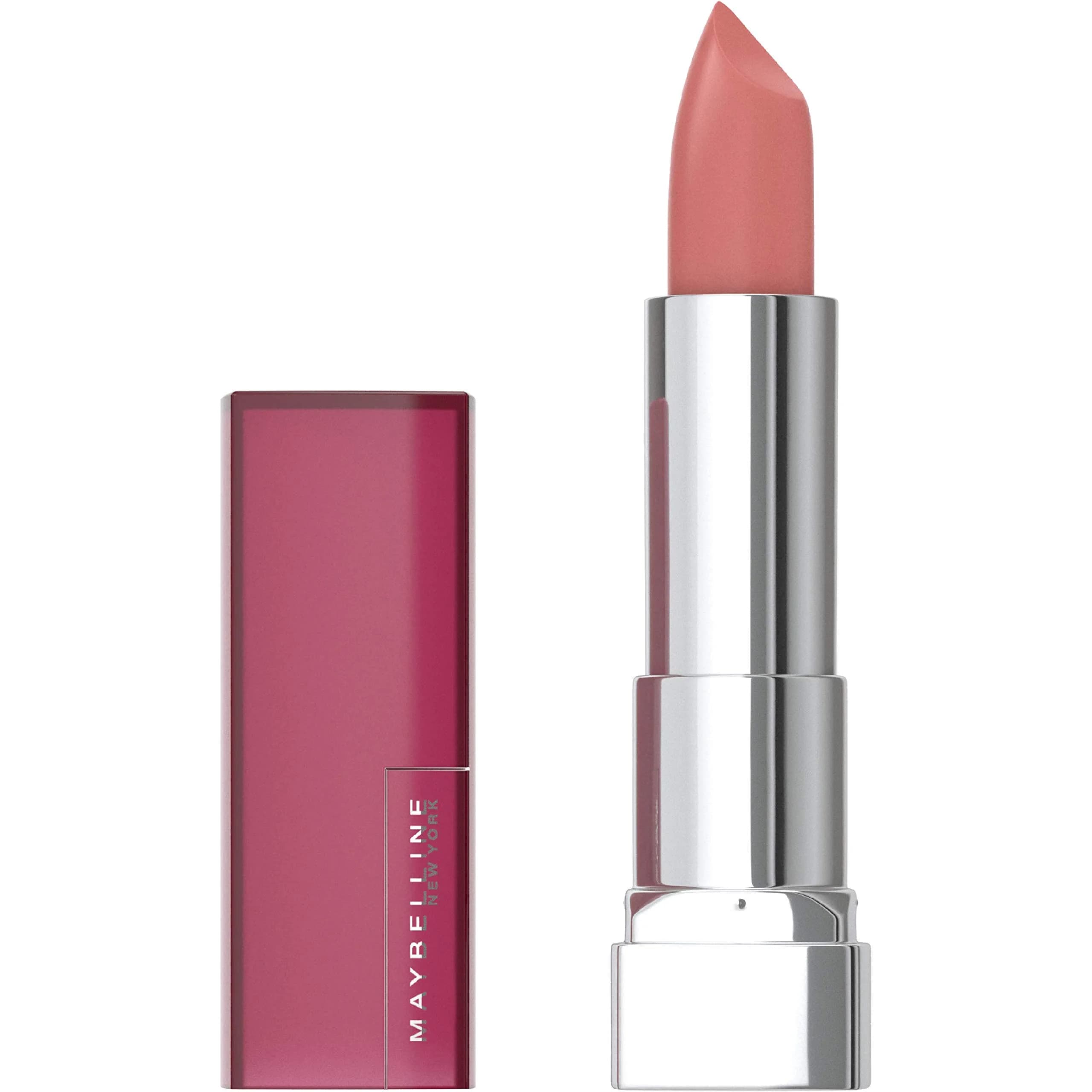 Maybelline Color Sensational Lipstick, Plum Rule, 4.25 g (0.15 oz) | Creamy Hydrating Lip Color — #HONEY PINK
