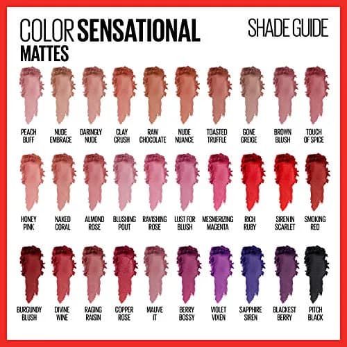 Maybelline Color Sensational Creamy Matte Lipstick, Honey Pink, 4.25g (0.15 oz) | Hydrating Matte Finish thumbnail 4