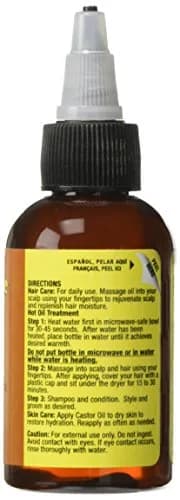Jamaican Mango & Lime Black Castor Oil 2 fl oz | Supports Hair Growth & Shine thumbnail 2