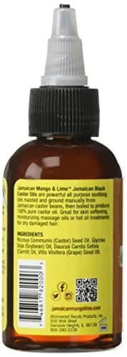 Jamaican Mango & Lime Black Castor Oil 2 fl oz | Supports Hair Growth & Shine thumbnail 3