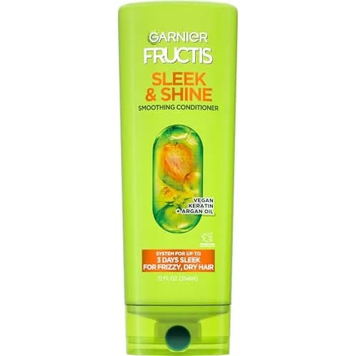 Garnier Fructis Sleek & Shine Conditioner 621ml (21 fl. oz.) | Fights Frizz for 3 Days thumbnail 1