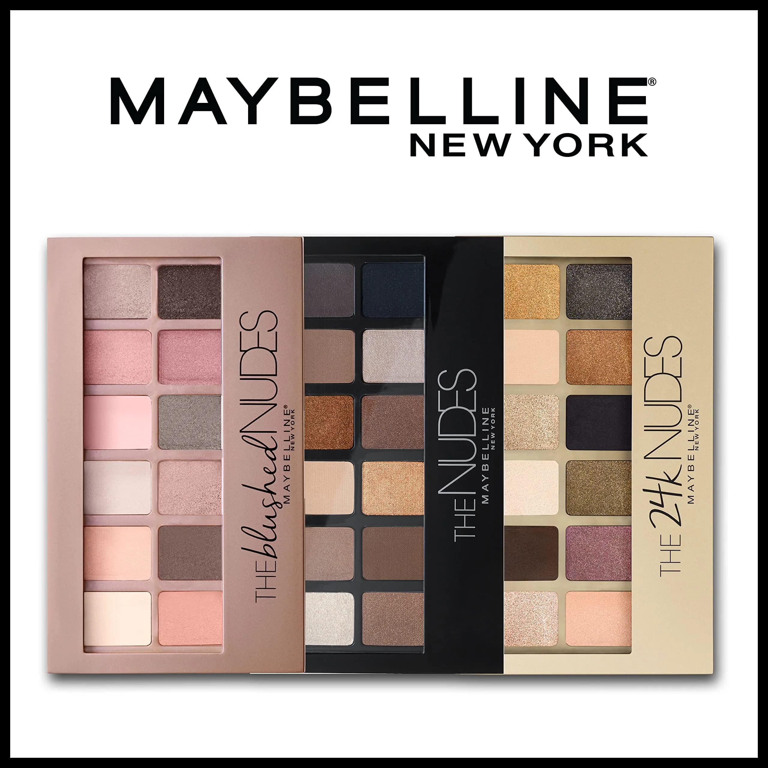Maybelline The 24K Nudes Gold Eyeshadow Palette Makeup, 12 Shades | Blendable Powder thumbnail 7