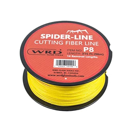 WRD Spider Line P8 Reusable Cutting Fiber Line 315 ft (96m) | High Tensile Strength for Windshield Removal thumbnail 1