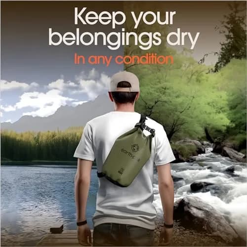 Earth Pak Waterproof Dry Bag Backpack 40L Blue | Durable PVC Kayaking Boating Fishing Rafting Marine Gear Protection thumbnail 8