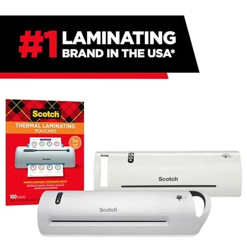 Scotch Thermal Laminating Pouches Variety Pack | Letter Size (21.6x27.9cm) & 4x6in (10x15cm) | Transparent, Photo-Safe Finish thumbnail 5