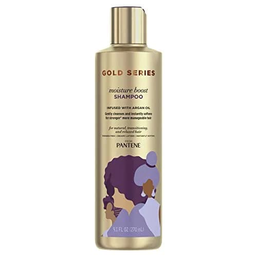 Pantene Pro-V Gold Series Moisture Boost Shampoo 270ml (9.1 Fl Oz) | Infused with Argan Oil for Damaged Hair thumbnail 1