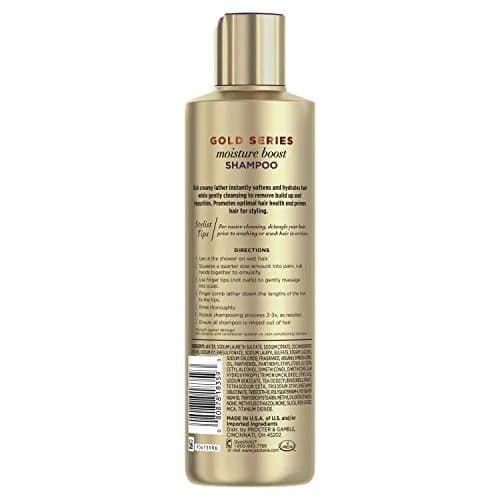 Pantene Pro-V Gold Series Moisture Boost Shampoo 270ml (9.1 Fl Oz) | Infused with Argan Oil for Damaged Hair thumbnail 2