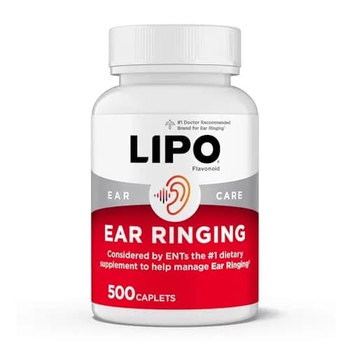 LIPO-Flavonoid Lemon Bioflavonoid Complex 500 Caplets | Supports Inner Ear Health & Circulation thumbnail 1