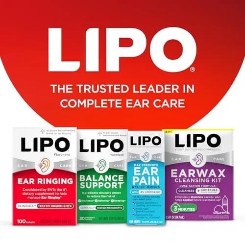 LIPO-Flavonoid Lemon Bioflavonoid Complex 500 Caplets | Supports Inner Ear Health & Circulation thumbnail 8
