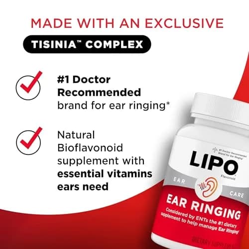LIPO-Flavonoid Lemon Bioflavonoid Complex 500 Caplets | Supports Inner Ear Health & Circulation thumbnail 2