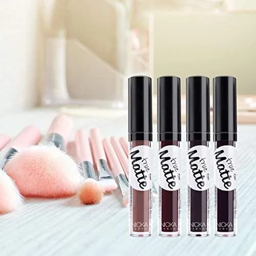 NICKA K NEW YORK True Matte Lip Color Turkish Rose NTM10 0.12 oz (3.4g) | Long-Lasting Matte Finish thumbnail 4