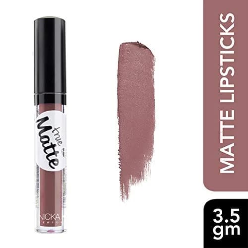NICKA K NEW YORK True Matte Lip Color Turkish Rose NTM10 0.12 oz (3.4g) | Long-Lasting Matte Finish thumbnail 2