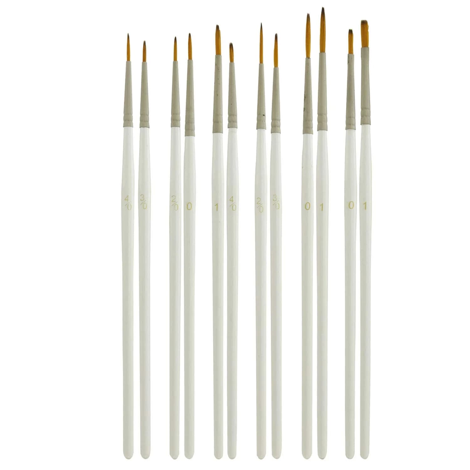 U.S. Art Supply Miniature Detail Paint Brush Set - 12 Miniature Brushes | Precision Fine Detail Art Tools - main product image