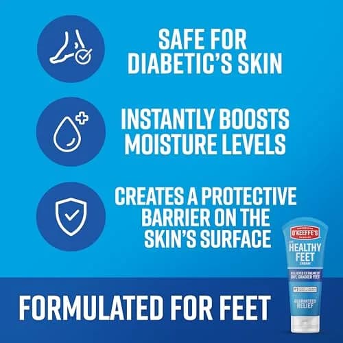 O'Keeffe's for Healthy Feet Foot Cream, 3 oz (89 ml) Tube, 2-Pack | Intensive Dry & Cracked Heel Repair thumbnail 3