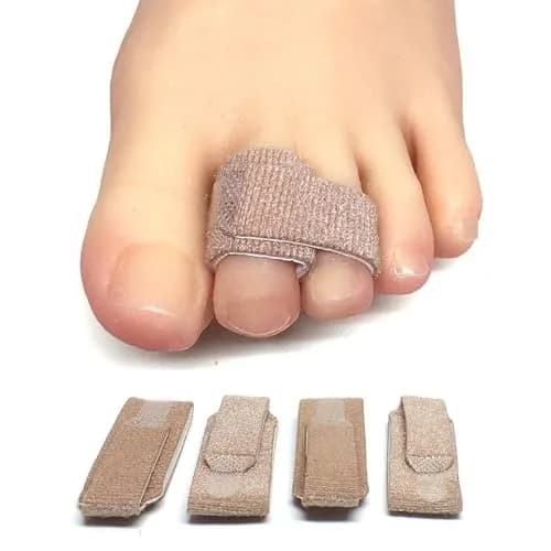ZenToes Hammer Toe Straightener & Buddy Wraps 4 Ct | Orthopedic Brace for Broken Toes thumbnail 1