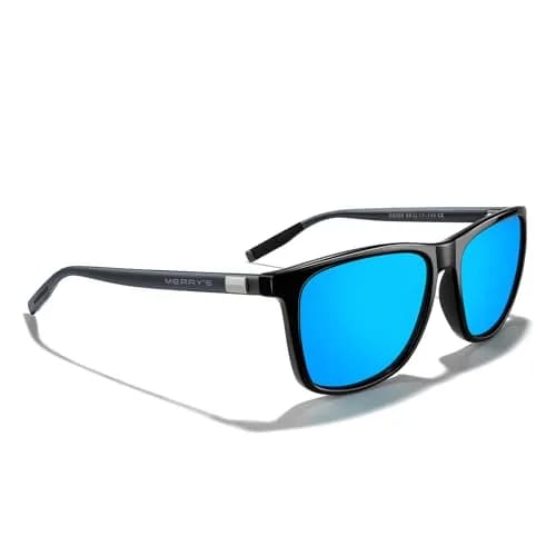 MERRY'S Square Polarized Sunglasses for Men Women Aluminum Temples | UV400 Polarized Lens, Unisex thumbnail 5