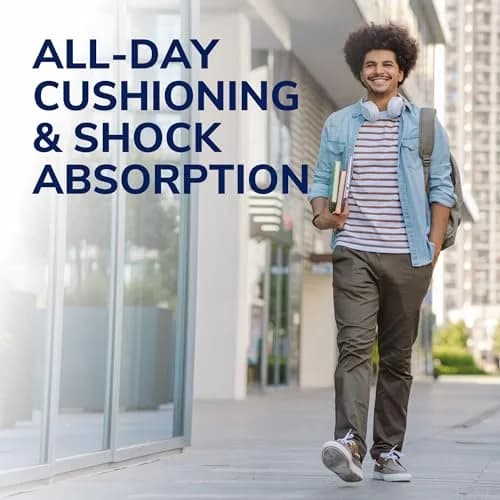Dr. Scholl's Massaging Gel Heel Cushions for Men's Shoe Sizes 8-13 | All-Day Heel Pain Relief thumbnail 6