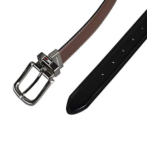 Tommy Hilfiger Men's Reversible Belt Brown/Black Casual 30 (76 cm) | Classic Leather Dress Belt thumbnail 5