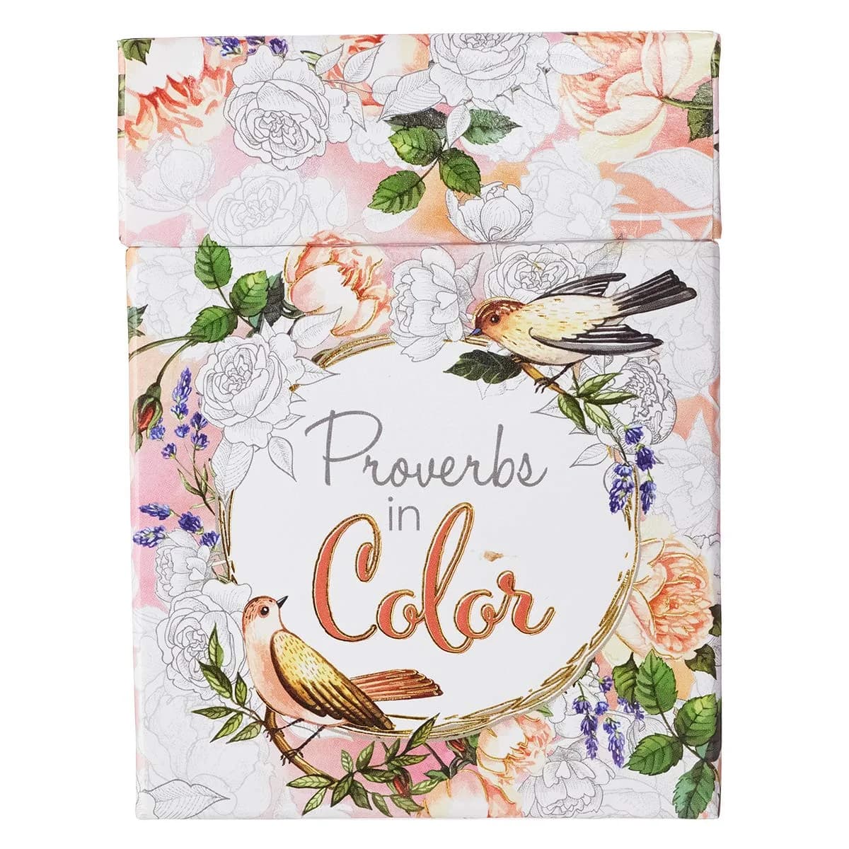 Christian Art Gifts Proverbs in Color: Cards to Color and Share | Christian Coloring Cards with Proverbs, 44 Heavy Card Stock Pages - main product image