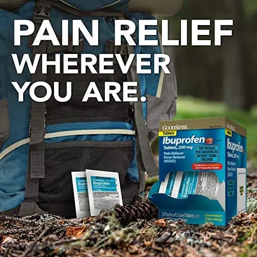 GoodSense Ibuprofen 200 mg Tablets | Powerful Pain Relief for Adults & Teens 12+ thumbnail 7