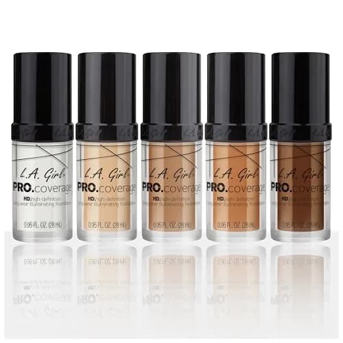L.A. Girl Pro Coverage Liquid Foundation, Bronze, 0.95 Fl Oz | Buildable, Hydrating, Flawless Finish thumbnail 7