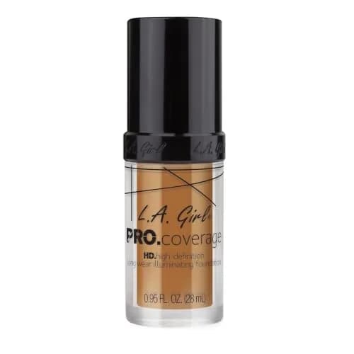 L.A. Girl Pro Coverage Liquid Foundation, Bronze, 0.95 Fl Oz | Buildable, Hydrating, Flawless Finish thumbnail 3