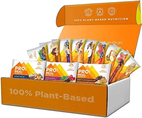 PROBAR MEAL Bar – Plant Based Meal Replacement with Whole Food Ingredients, Oats, Nuts & Seeds, Vegan, Gluten Free, Non-GMO (12 Flavor Pack) thumbnail 1