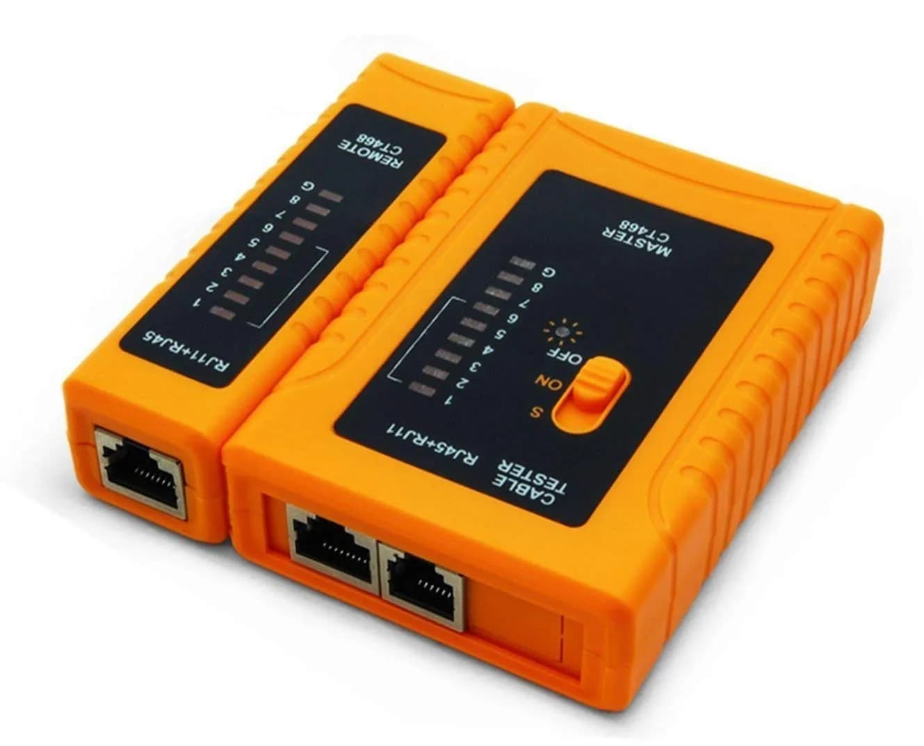 iMBAPrice RJ45 Network Cable Tester for LAN Phone RJ45/RJ11/RJ12/CAT5/CAT6/CAT7 UTP Wire Test Tool | Continuity Tester for Network Installation - main product image