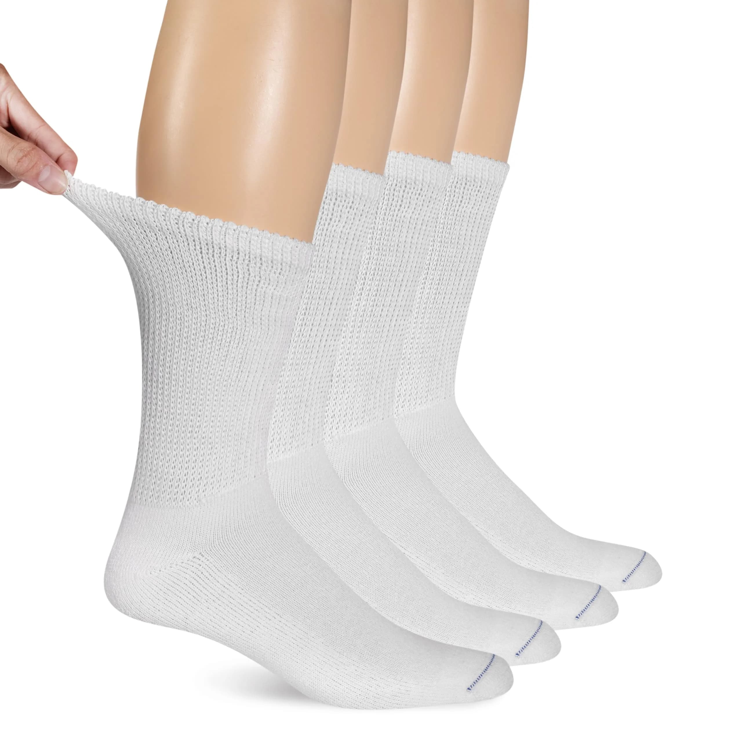Dr. Scholl's Men's Diabetic & Circulatory Cushioned Socks | APMA Accepted, Non-Binding, Moisture-Wicking, Supportive Comfort (70-120 chars)
